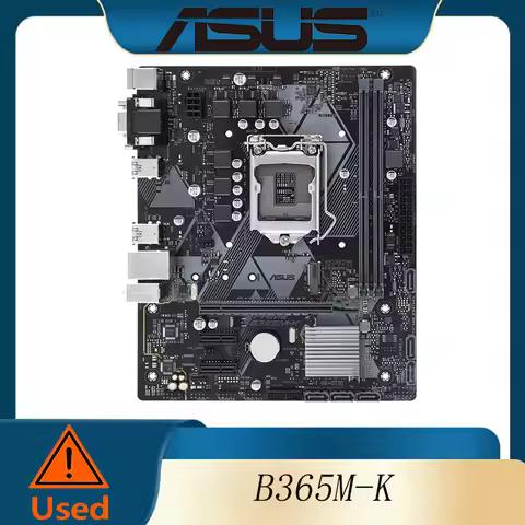 prime ASUS B365M-K Intel LGA-1151 mATX motherboard is equipped with LED lighting effect, DDR4 2666MH