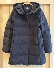 日本購入帶回 Uniqlo 優衣庫 特級極輕無縫羽絨中長版大衣（女）M號