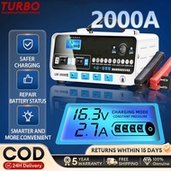 🚀Automatic Car Battery Charger🚀12V/24V Dual Channel Intelligent Motorcycle Battery Charger Car Autom
