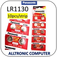 Panasonic LR1130 Alkaline Button Cell Battery 1.5V / Suitable for Calculator /Watch/ Toy Cell