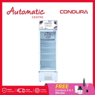 Condura CBC342RI 11 cu.ft Upright Chiller Antimoist Glass Door