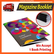 【INSTANT】Magazine Booklet Printing (Saddle Stitch Booklet) Matt Art Paper, Art Paper, A4 Printing, A
