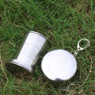 Telaris PORTABLE FOLDING CUP CK120 STAINLESS CAMPING GLASSES