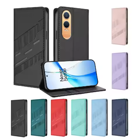 Premium Leather Flip Case For OnePlus 8 8T 9 9R 9 10 Pro 10T 10R 13R 12 12R Nord N30 N30SE N300 N20 