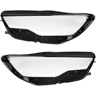 Car Front Headlight Clear Lens Cover Headlight Mask Compatible for A6 C7 2013-2015 Headlight Shell
