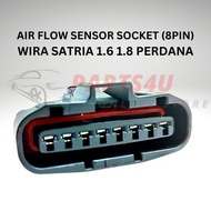 8PIN PROTON WIRA SATRIA 1.6 1.8, PERDANA  MASS AIR FLOW SENSOR SOCKET CONNECTOR With WIRE