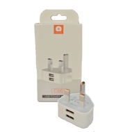 WUW C86 Dual USB Port Power Adapter
