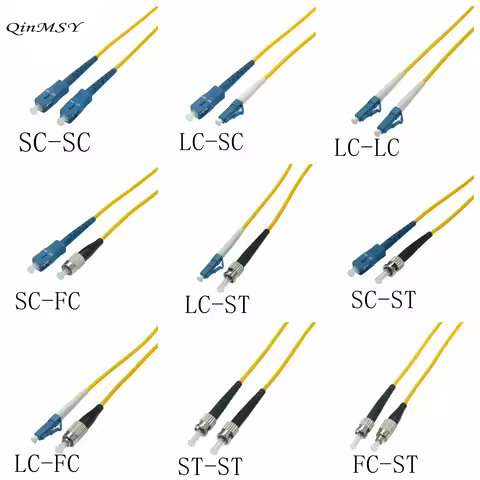 Optic Patch Cord LC SC FC ST UPC APC Single Mode Jump Cable Single 1M 3M 5M 10M 15M 20m 25m 30m 40m 