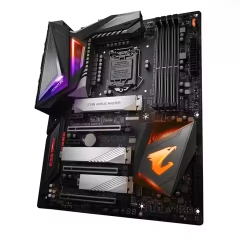 For Z390 AORUS MASTER Motherboard 128GB M.2 SATA3.0 LGA 1151 DDR4 ATX Z390 Mainboard 100% Tested Ful