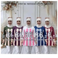 T-SHIRT BAGGY " SPORT 86 " MATERIAL COTTON MIX POLYESTER BY SHOP QQ ( KOD : 86 )