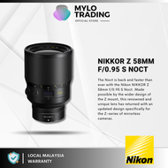 Nikon NIKKOR Z 58mm f/0.95 S Noct Lens for Nikon Z8 & Z6II & Z5 & Z30 & Z FC & Z7II & Z50 & Z9