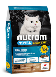 nutram - Total T24 無穀糧 *三文魚+鱒魚* (2kg) 全貓糧
