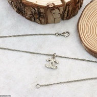 Chanel 純色合金滿鑽雙C項鍊