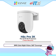 EZVIZ H8c Pro 4K (8MP) / H8c Pro 3K (5MP) Outdoor PT WiFi Security Camera with AI Human Detection &