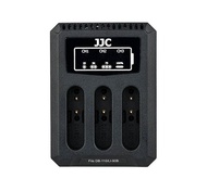 JJC USB Multi Battery Charger for Ricoh GRIII GRIIIx (GR3) WG-6 THETA X, Olympus Tough TG6, TG5, TG4, TG3, TG2, TG1, Stylus X-Z2 iHS, SP-100 Camera (Charger for Ricoh DB-110, Olympus LI-90B/LI-92B)