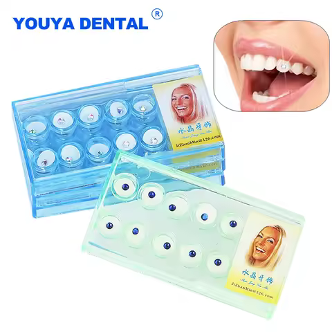 Teeth Decoration Dental Diamond Crystal Ornaments Jewelry Gem Tooth Material Teeth Whitening Beautif