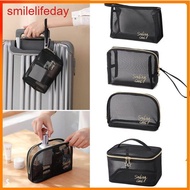 Travel Mesh Make Up Pouch Organizer Pouch Hygiene Kit Pouch For School Cosmetic Pouch Mesh Bag