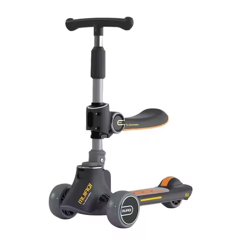 Scooter Children 1-8 or more 2-in-1 Boys and girls Babies can sit and ride Princess yo-yo