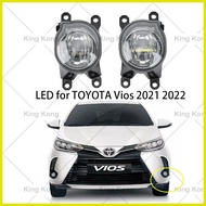 ◲ ✹ ◿ Front Bumper Fog Light Lamp foglight foglamp LED For toyota vios 2021 2022 ORIGNAL QUALITY