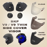 SIDE COVER / VISOR HELMET BKP V9 - CLEAR / SMOKE / DARK TINTED