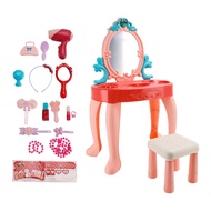 โต๊ะเด็ก โต๊ะเครื่องแป้งเจ้าหญิง โต๊ะแต่งตัว โต๊ะเสริมสวย ของเล่นผู้หญิง ของเด็กเล่น Kids Dresser ขอ
