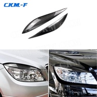 Car Headlights Eyebrow Eyelids Cover Carbon Fiber Sticker Bodykit Accessories for Mercedes Benz C Cl