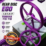 SPORT RIM YAMAHA Y15 Y16 5 BATANG CUSTOM 1.4/1.4-17 REAR EGO DISC USER G500 SP500