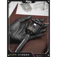 FURY Wrangler JL Modified Accessories Gladiator JT Gravity Carbon Fiber 4xe Car Keychain Protective 