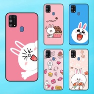 Cute Cony Rabbit Black Border Samsung M31 Phone Case