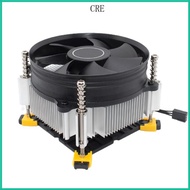 CRE CPU Cooler Fan Heatsink Radiator Socket Cooling for Computer LGA 1151 LGA1700