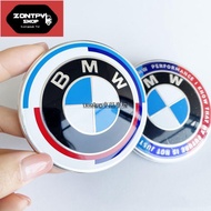 BMW 50th Anniversary BMW Commemorative BMW Car Logo 50th Anniversary 82mm Front Logo Rear Logo Wheel