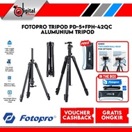 Fotopro Tripod PD-5+FPH-42QC Aluminum Tripod with Ballhead Fotopro