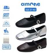 Amone.id | Evelyn flat shoes, imported Korean women's shoes