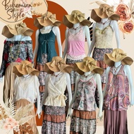 Fairy Clothes Bohemian Shirt Hippie Y2k Y2k Vintage Second Hand Patterned