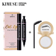 KIMUSE Raya MakeUp Set Eyebrow Soap Sculpt Lift Eyebrow Gel Pomade + 2Pcs/set 3 Color Double Head Wa