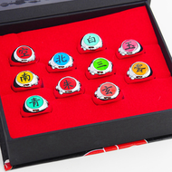 Zhu Ring For Naruto Akatsuki Members Cosplay Anime Unisex Gift Collectible