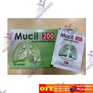 MUCIL(Acetylcysteine) POWDER 200MG (10'Sac)
