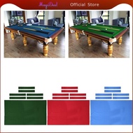 MagiDeal Pool Table Cloth & 6 Felt Strip for 9ft Snooker Billiard Table Gears Red