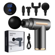 Máy massage cầm tay mini 4 đầu 6 chế độ mát xa cổ vai gáy giảm đau nhức cao cấp Smart Trend