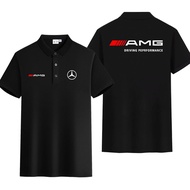 Mercedes-benz Mercedes-Benz AMG Car 4S Store Summer Clothes polo Shirts Custom Printed logo Work Clo