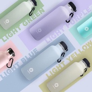 FJbottle - 750ML Soft Color Stainless Steel Sports Tumbler Drinking Bottle with HI Carabiner