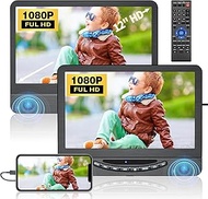 12" Portable DVD Player for Car DVD Player with 1080P HDMI Input， Car DVD Player with Headrest Mount