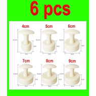 6pcs 4cm, 5cm, 6cm , 7cm, 8cm, 9cm Tart Tamper Tart Presser Tart Shell Maker