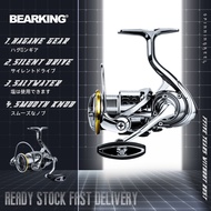 BEARKING Mesin Pancing 5.1:1 2000- 5000 5.5:1 Fishing Reel 15kg Max Power Spinning reel Fishing long