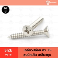 Nickel Plated Release Thread Head JF+ No. 8-18 I