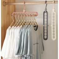 9-Compartment Clothes Hanger Multi-Purpose Helps Save Space