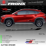 SUZUKI FRONX CAR VARIATION STICKERS SUZUKI FRONX CAR ACCESSORIES