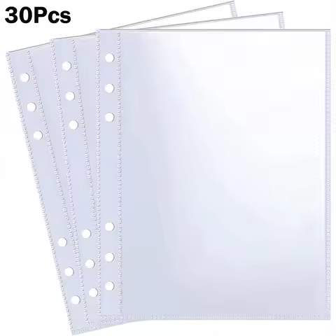 Kpop Photocard Binder 6 Ring Photocard Sleeves A5 Size Multi-Pockets Photocard Binder Photo Album Pa