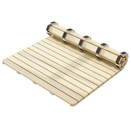 Moisture-Proof Rib Grills Tatami Breathable Roll Parallel Panels1.51.8M Solid Wood Bed Board Foldable Roll Mattress Shelf【12Month1Day After】