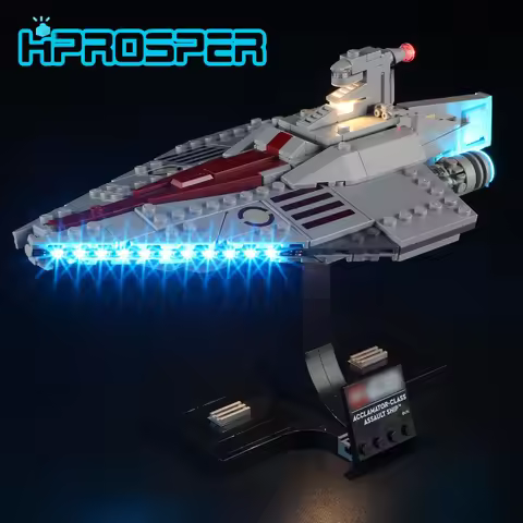 HPROSPER 5V LED Light (No Model) For LEGO 75404 Star Wars Acclamator-Class Assault Ship Light Up you